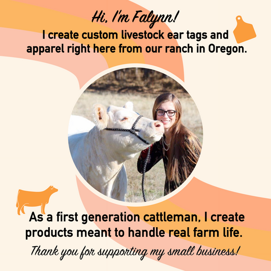 A graphic featuring an introduction of the owner and creator behind Gone Rogue Embroidery.