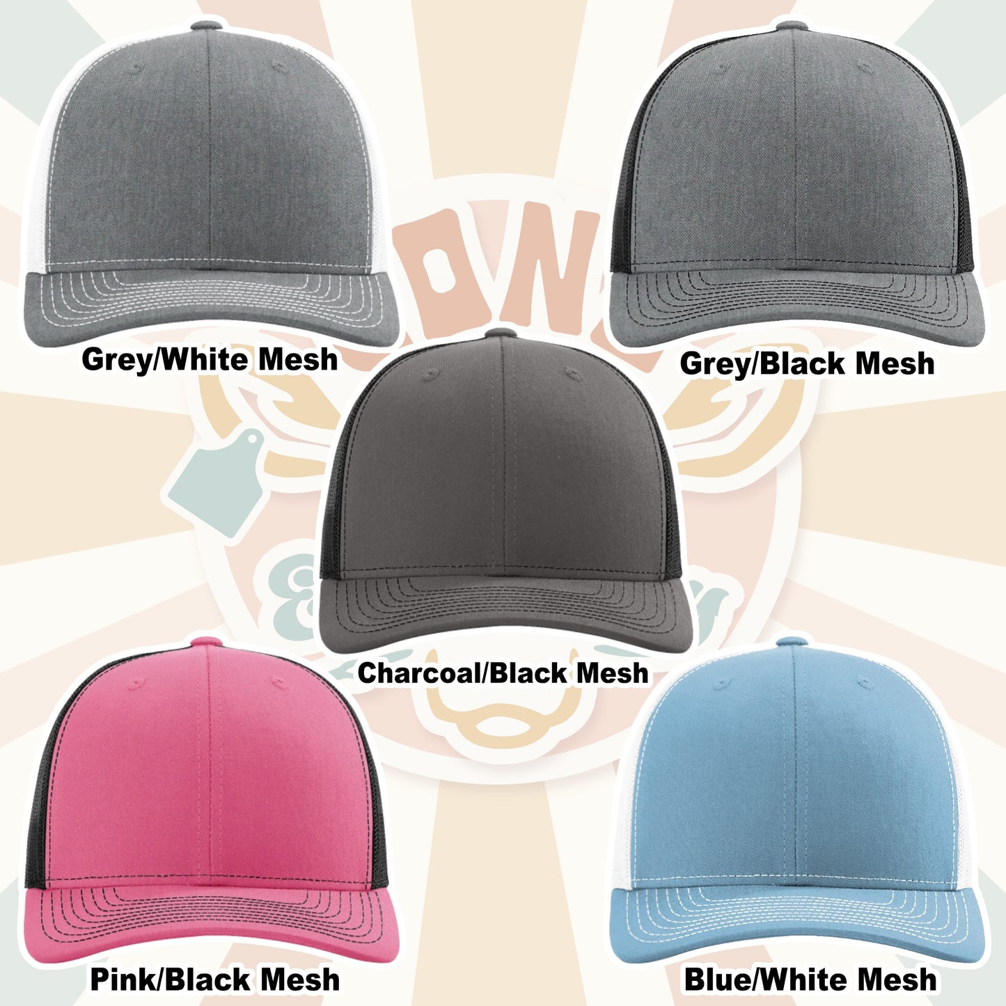 Jersey Cattle Embroidered Hat