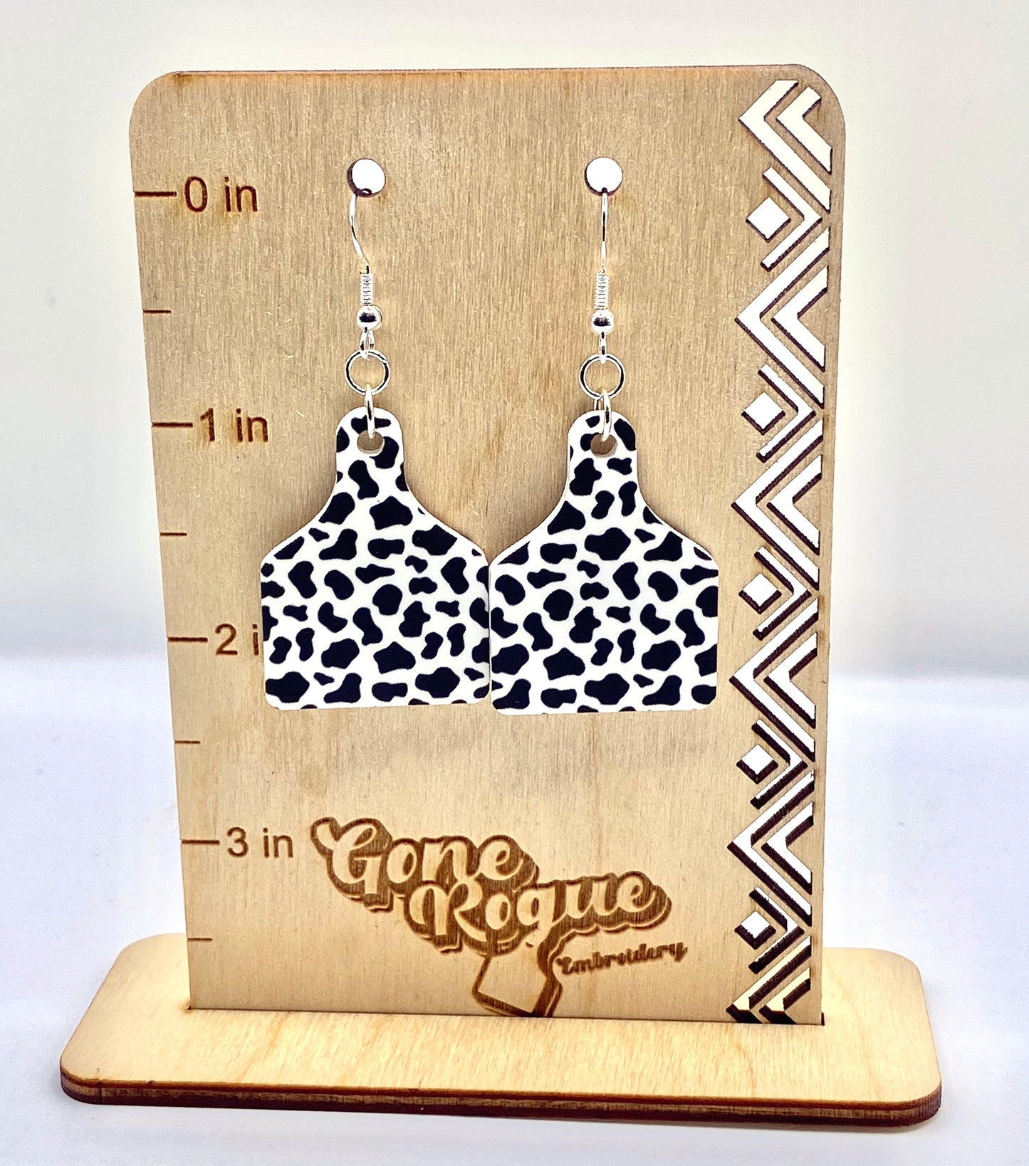 Cow Print Earrings