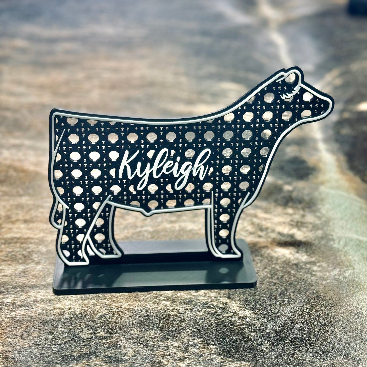 Show Cattle Earring Holder