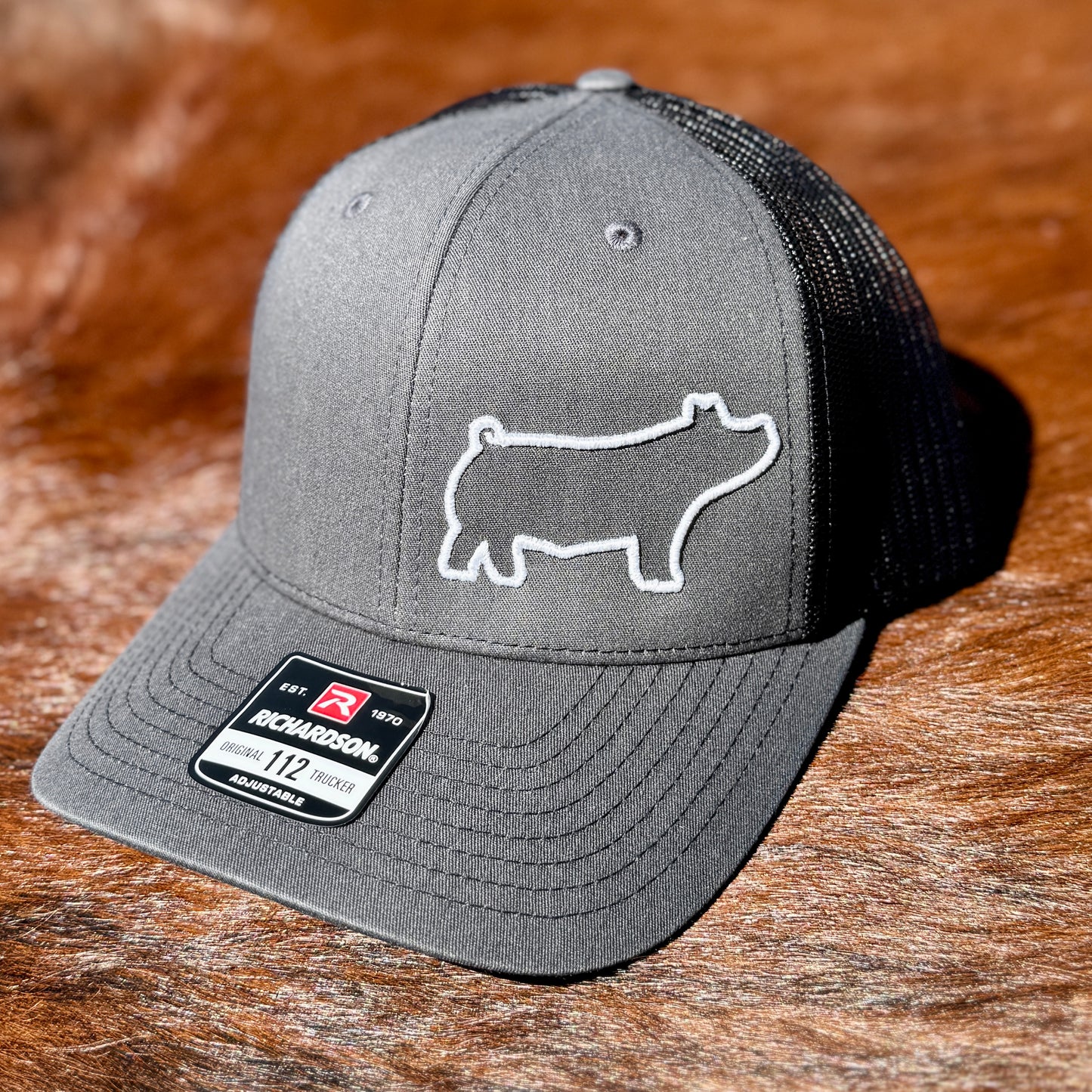 3D Puff Show Pig Hat - Richardson 112