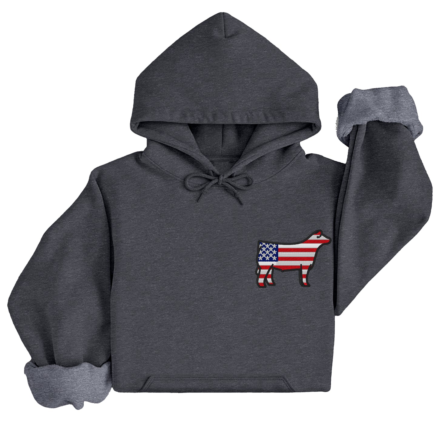 American Flag Steer Hoodie