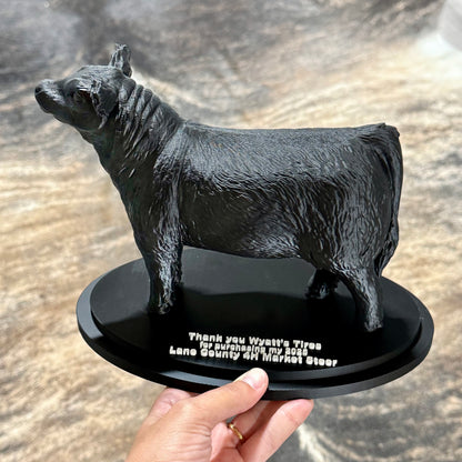 3D Buyer Thank You Show Steer Figure