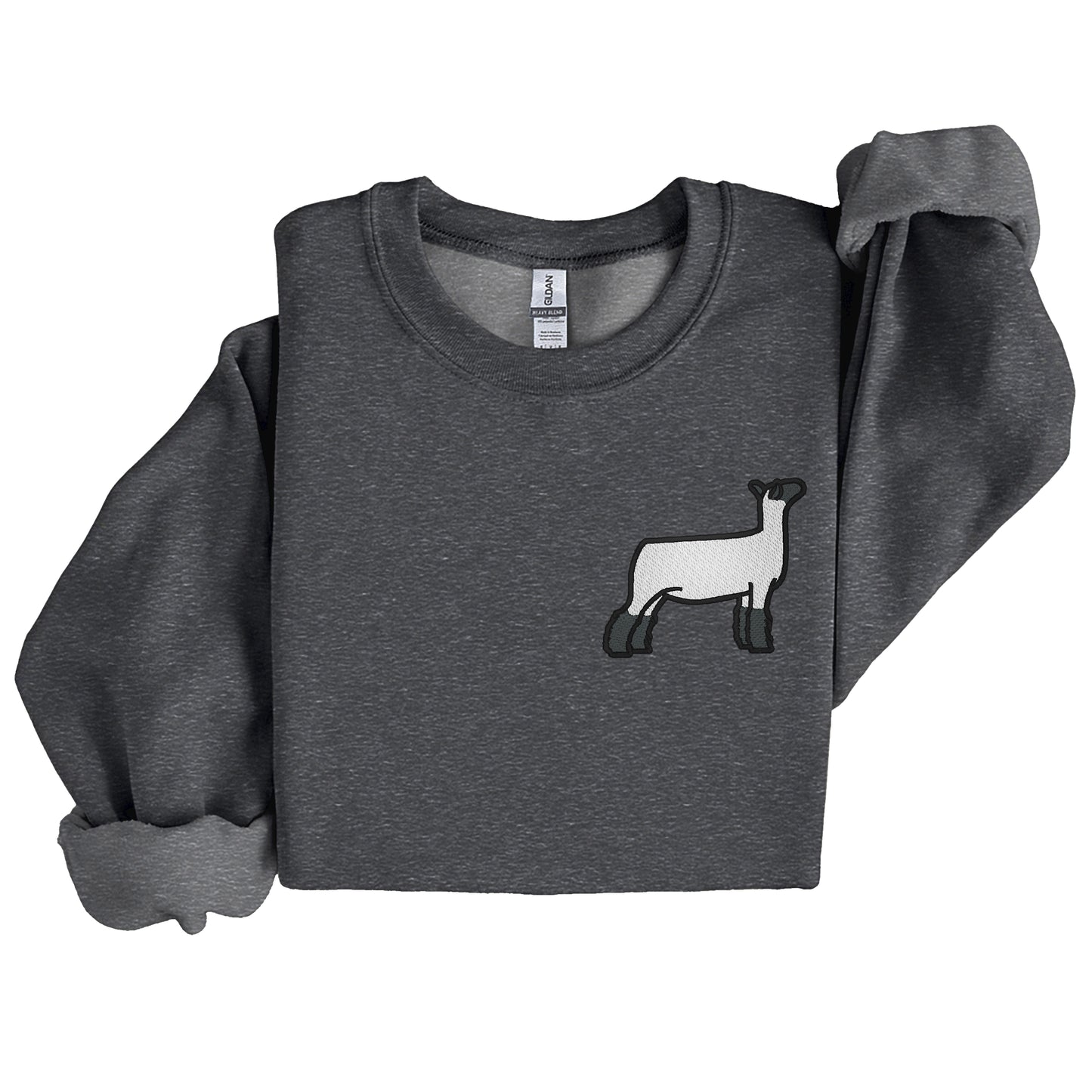 Custom Embroidered Livestock Crewneck