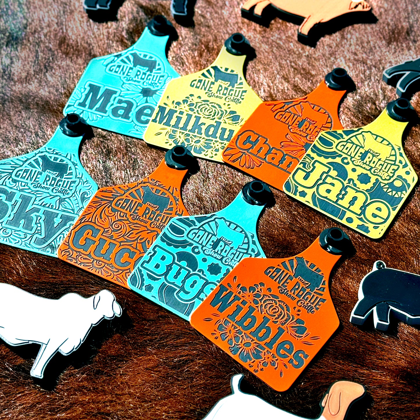 Custom Engraved Cattle Ear Tag