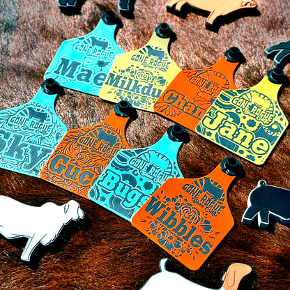 Custom Engraved Cattle Ear Tag