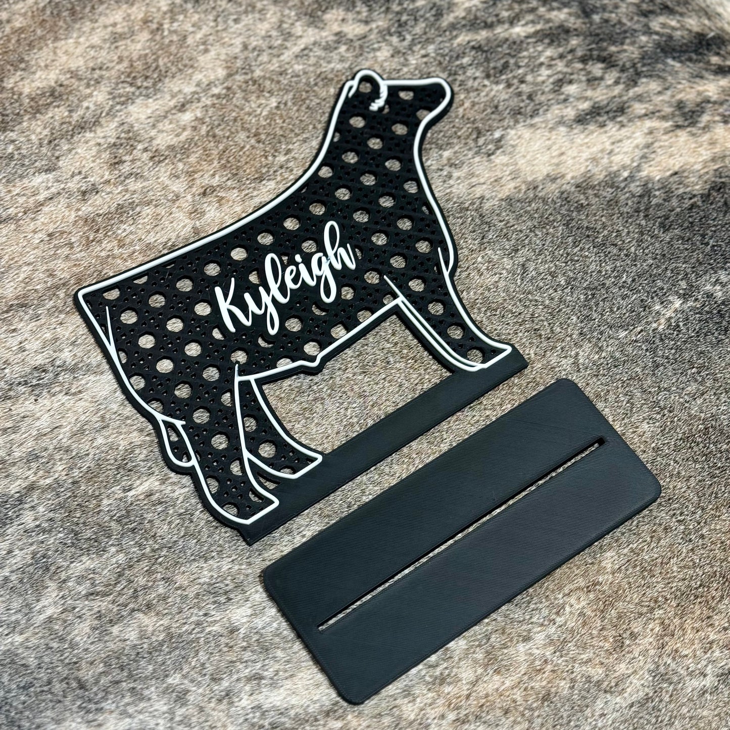 Show Cattle Earring Holder