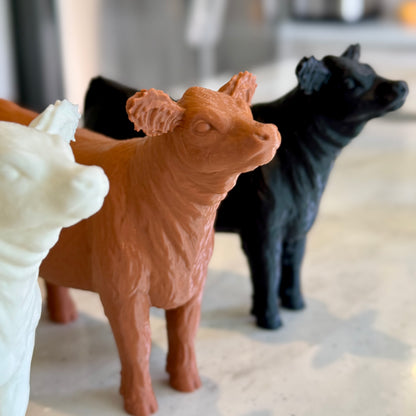 3D Printed Show Heifer Figure