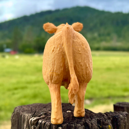 3D Printed Show Steer Figure