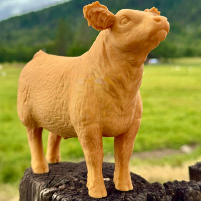 3D Printed Show Steer Figure