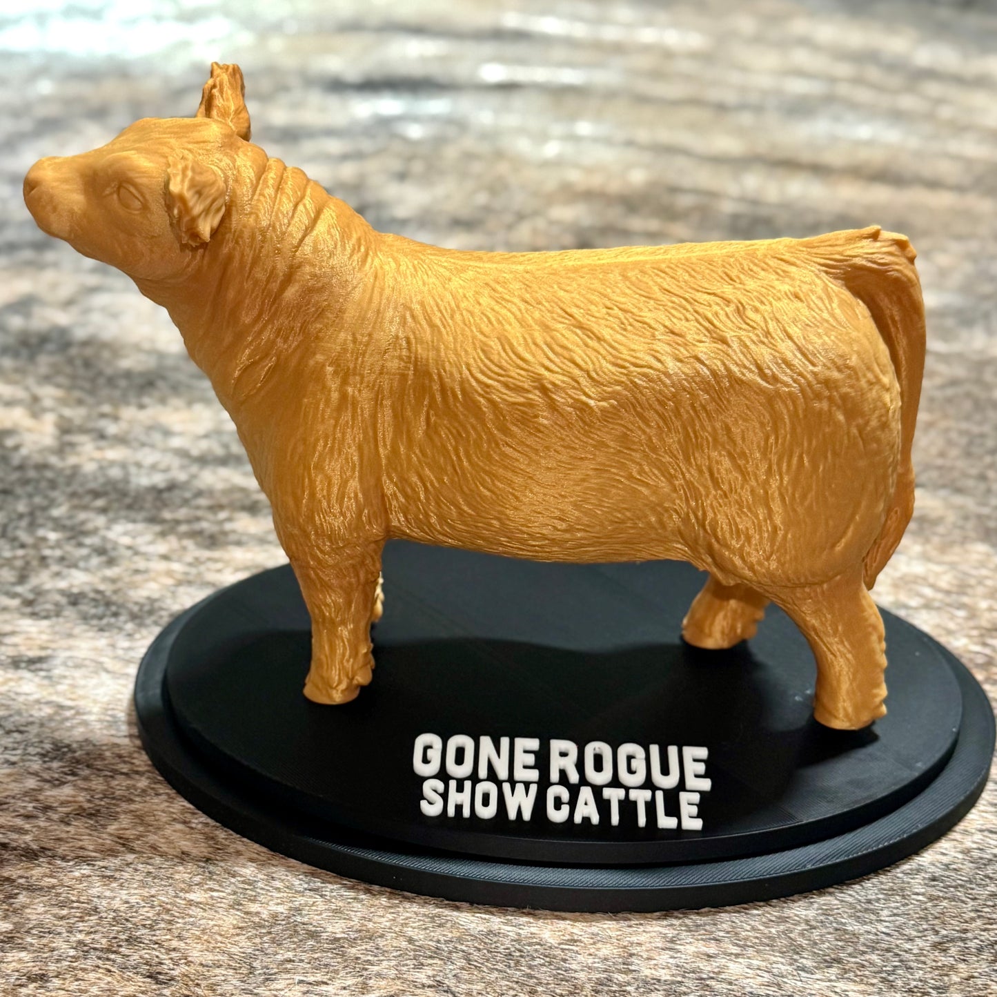 3D Buyer Thank You Show Steer Figure