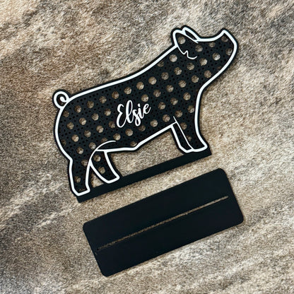 Show Pig Earring Holder