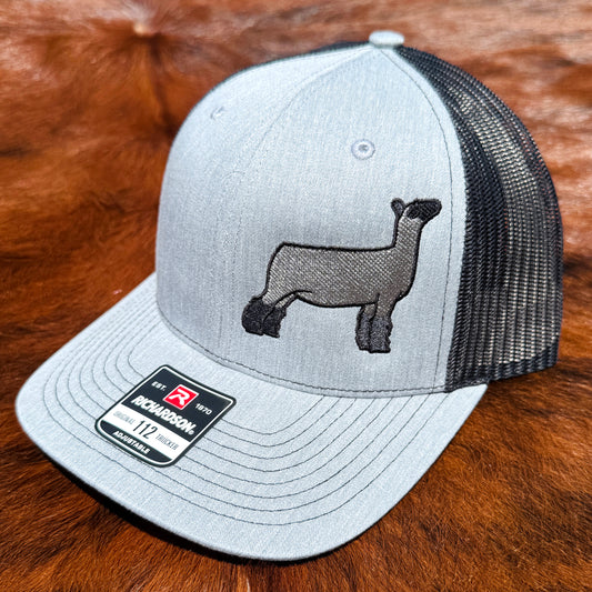 Natural Show Sheep Embroidered Hat