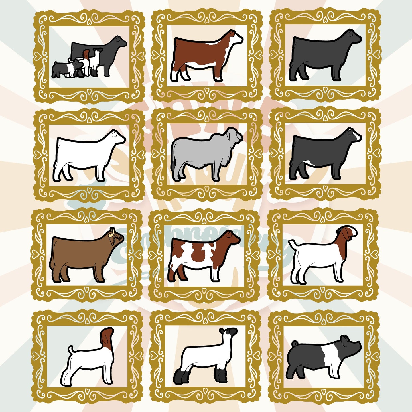 Picture Perfect Livestock Hooded Sweatshirt