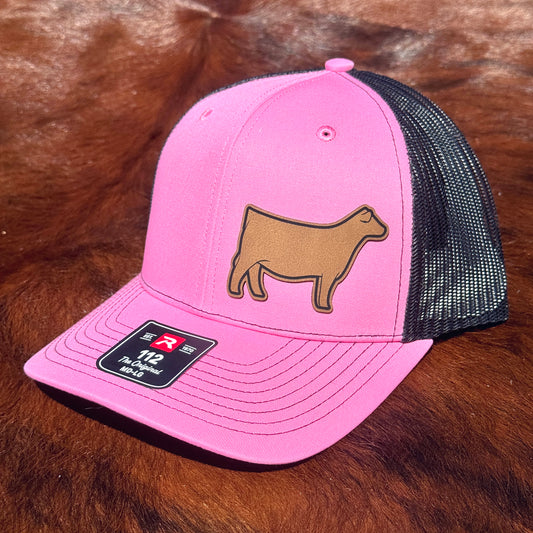 Show Heifer Leather Patch Hat – Richardson 112