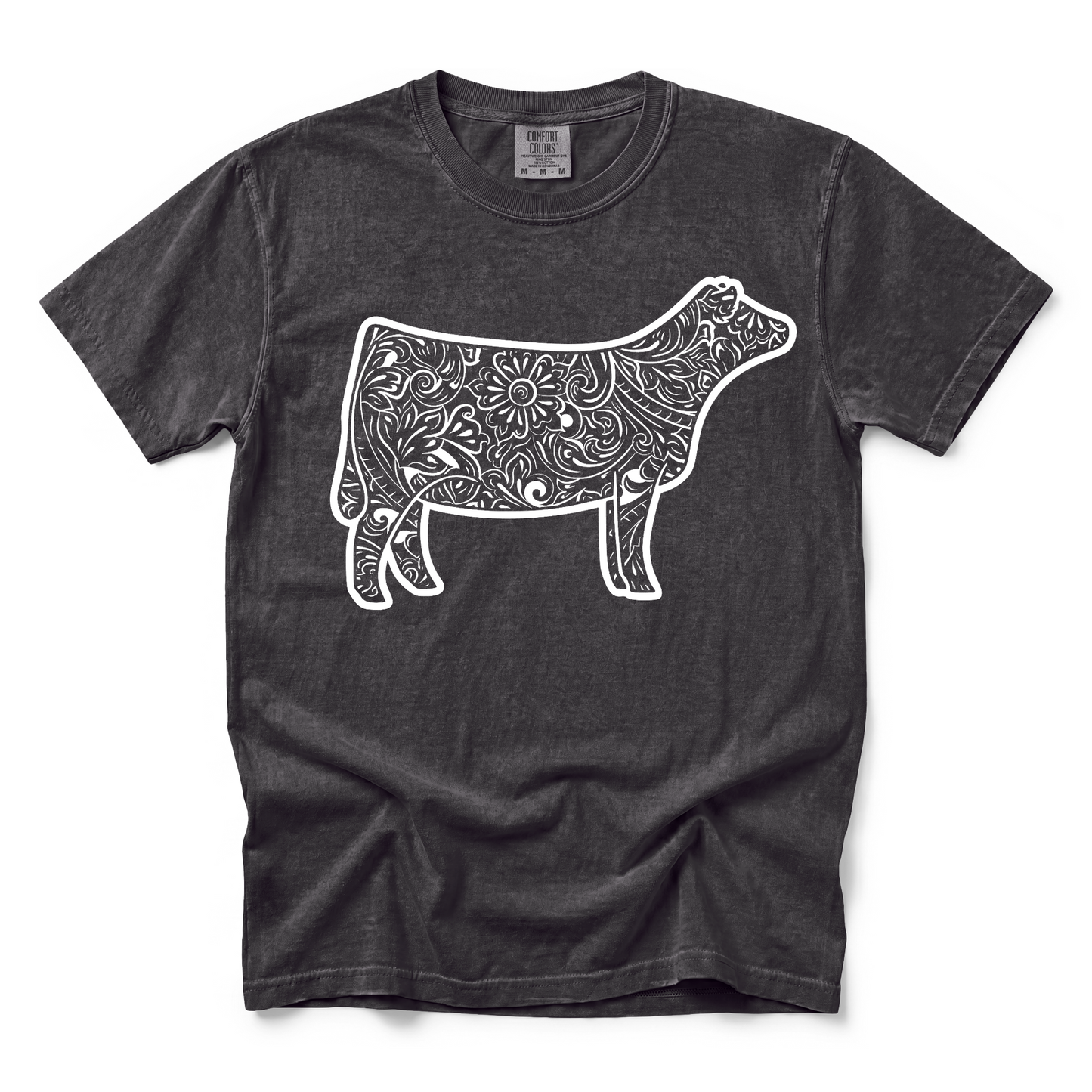 Tooled Leather Show Heifer T-Shirt