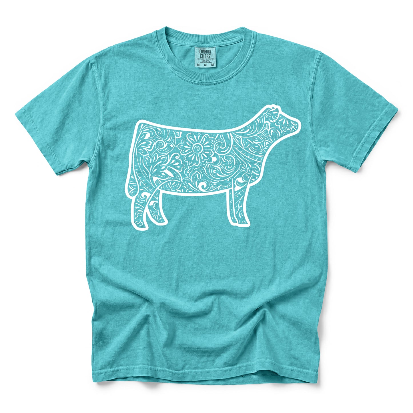 Tooled Leather Show Heifer T-Shirt