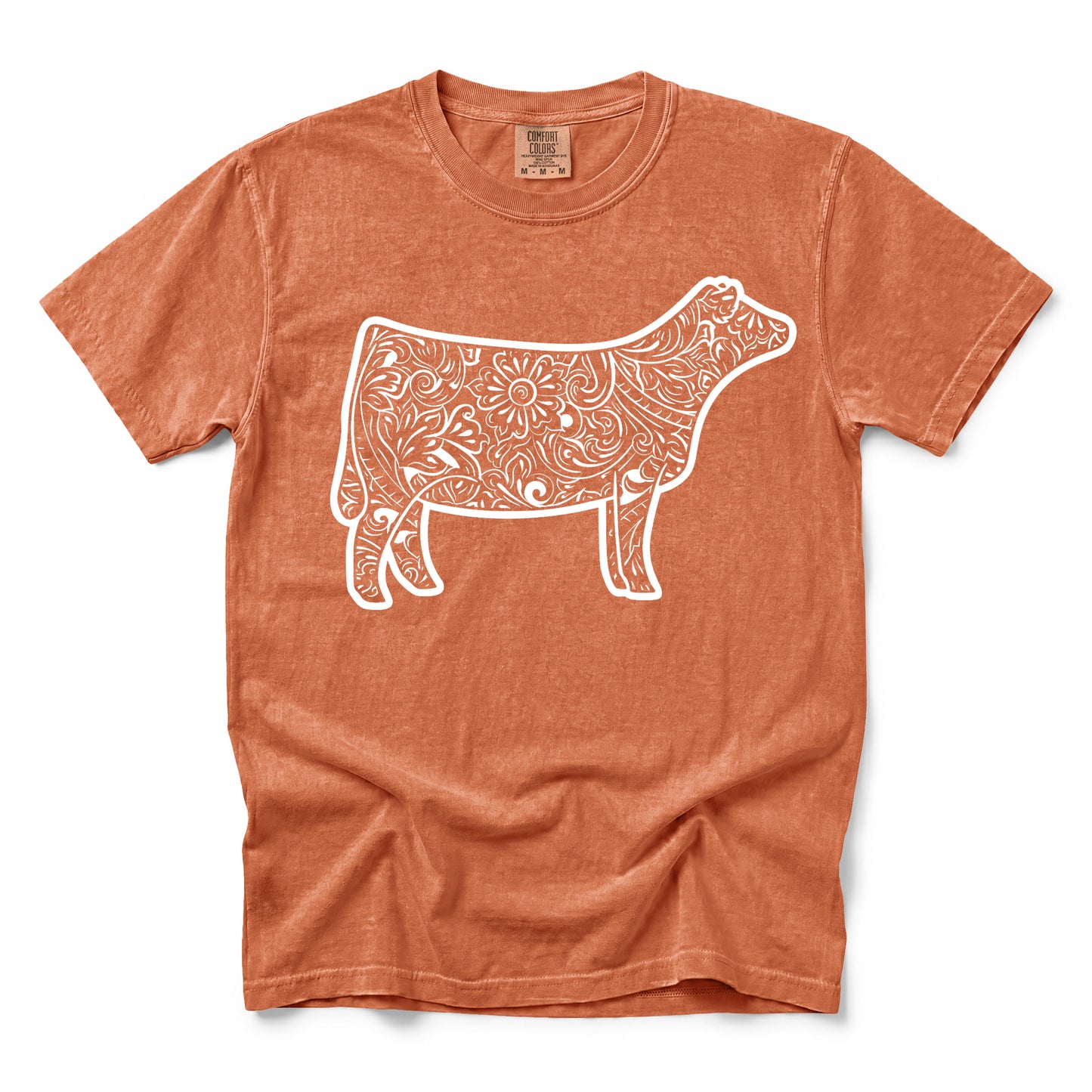Tooled Leather Show Heifer T-Shirt
