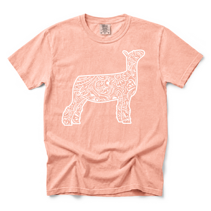 Tooled Leather Show Lamb T-Shirt