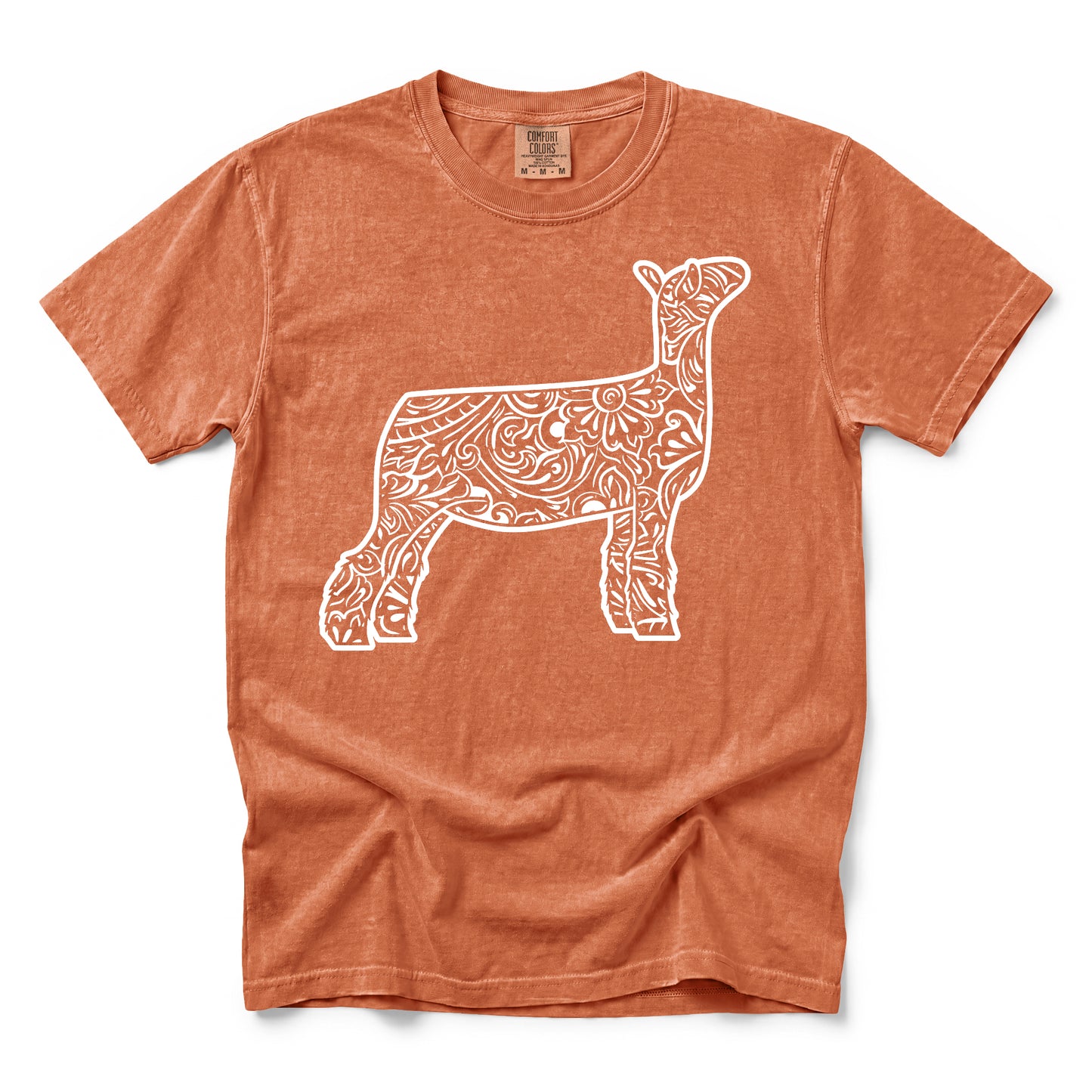Tooled Leather Show Lamb T-Shirt