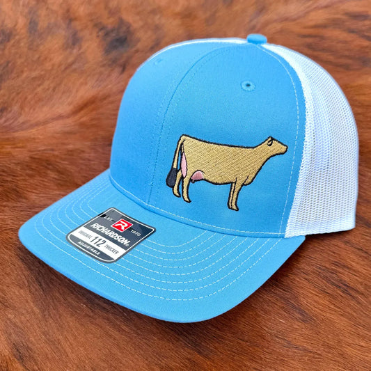 Jersey Cattle Embroidered Hat