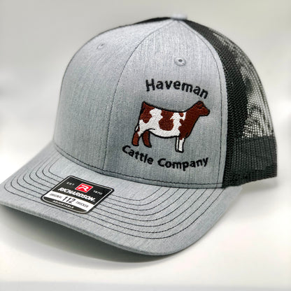 Custom embroidered livestock hat featuring detailed animal designs such as cattle, pigs, goats, and more. Available in various hat styles and colors, perfect for farmers, ranchers, and livestock enthusiasts. High-quality stitching ensures a durable and stylish look. Personalization options available for a unique touch.