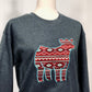 Aztec Show Steer Embroidered Crewneck Shirts & Tops Gone Rogue Boutique and Embroidery 